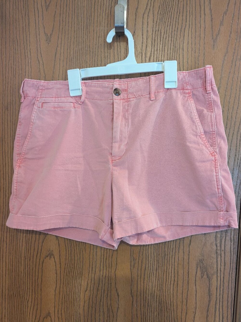 Gap Khaki 5" Shorts Dusty Rose/Pale Pink-Casual Preppy-Women's 12P